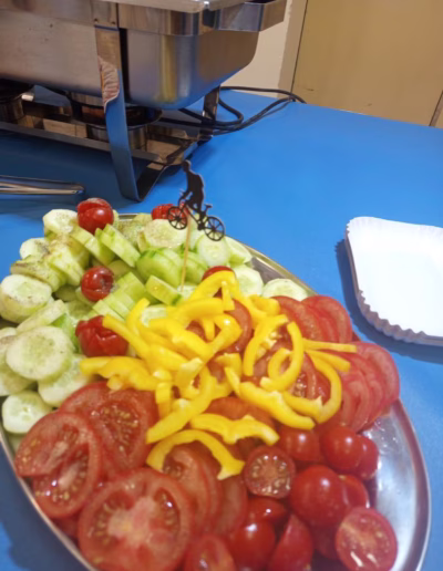 Catering - prase na rožni